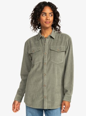 Bundy Roxy Let It Go Corduroy Long Sleeve | HSAE-70126