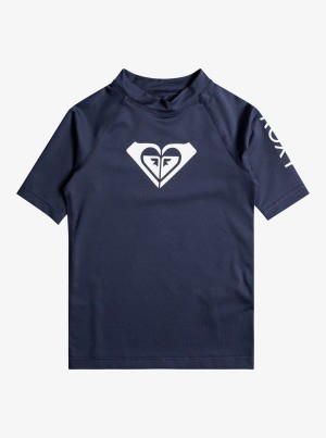 Dívčí Plavky Roxy Whole Hearted UPF 50 Krátké Sleeve Rashguard | SAQO-30642