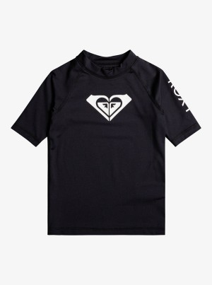 Dívčí Plavky Roxy Whole Hearted UPF 50 Krátké Sleeve Rashguard | PZKV-16748