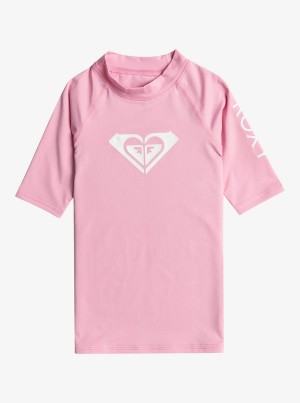 Dívčí Plavky Roxy Whole Hearted UPF 50 Krátké Sleeve Rashguard | WIKT-43267