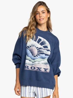 Loungewear Roxy Lineup Oversized Crew Neck | KOHY-10374