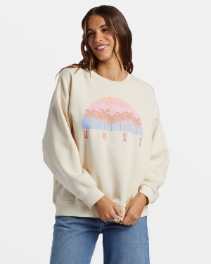 Loungewear Roxy Morning Hike Crew Neck | YLGF-96418