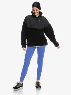 Mikina s Kapucí Roxy Waves Of Warmth Half-Zip Mock Neck Fleece | DEFT-16924