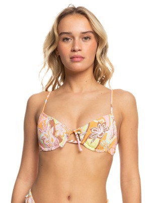 Topy Do Bikin Roxy Floraldelic Underwired | CAXR-32940