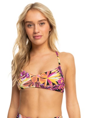 Topy Do Bikin Roxy Printed Beach Classics Bralette | INGR-47563