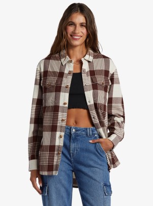 Topy Roxy Let It Go Flannel Long Sleeve | WCGS-85473