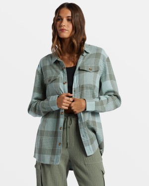 Topy Roxy Let It Go Flannel Long Sleeve | GMAT-75698