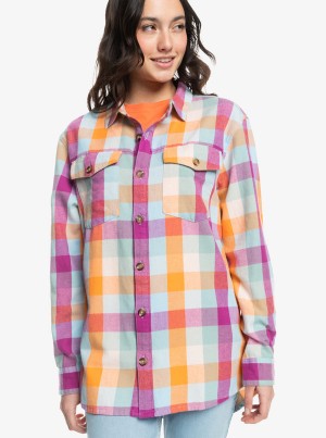 Topy Roxy Let It Go Flannel Long Sleeve | HMGP-41582