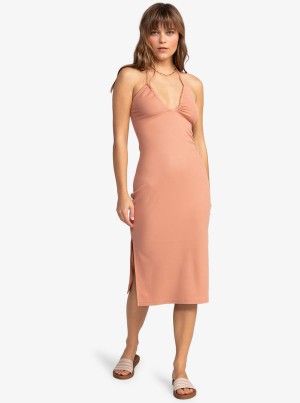 Šaty Roxy Late Sunset Halter Midi | XGFQ-32597