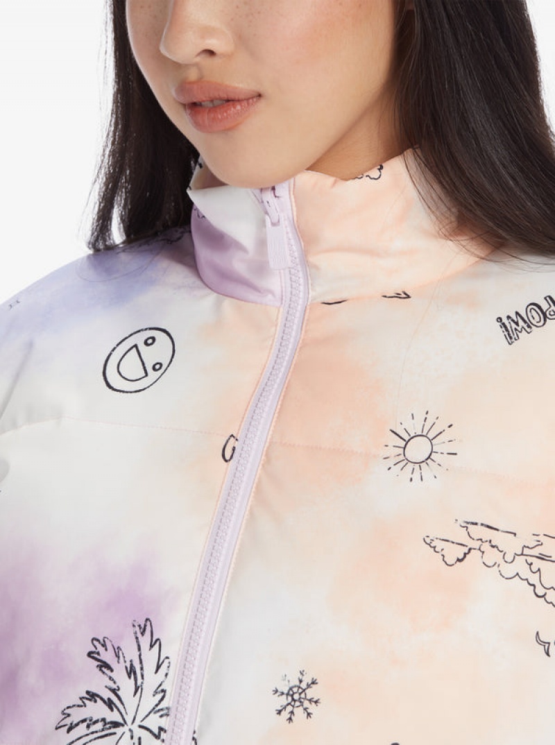 Bundy Roxy Chloe Kim Reversible Puffer Bomber | FXLH-50382