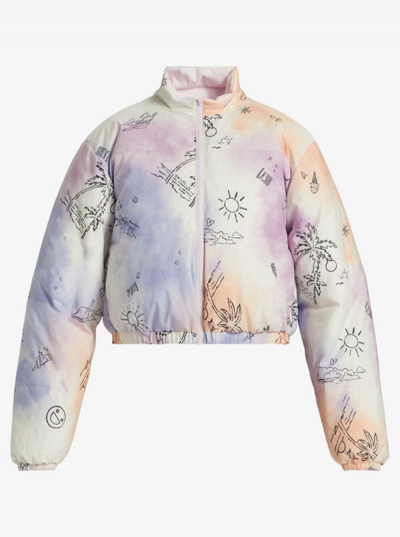 Bundy Roxy Chloe Kim Reversible Puffer Bomber | FXLH-50382