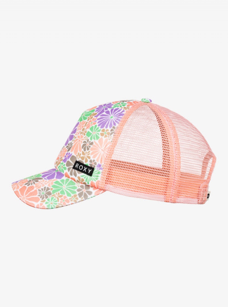 Dívčí Klobouky Roxy Honey Coconut Trucker | HVUA-45607