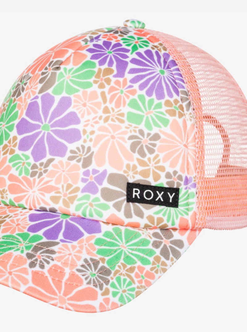 Dívčí Klobouky Roxy Honey Coconut Trucker | HVUA-45607