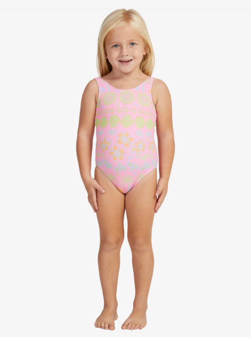 Dívčí Plavky Roxy Beach Day Together One-Piece | YFEZ-67158