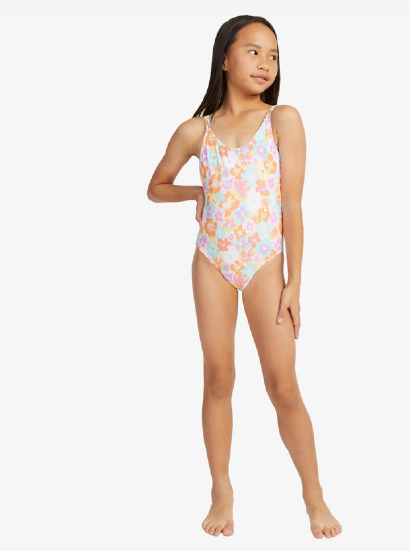 Dívčí Plavky Roxy Floraya One-Piece | LRXU-37416