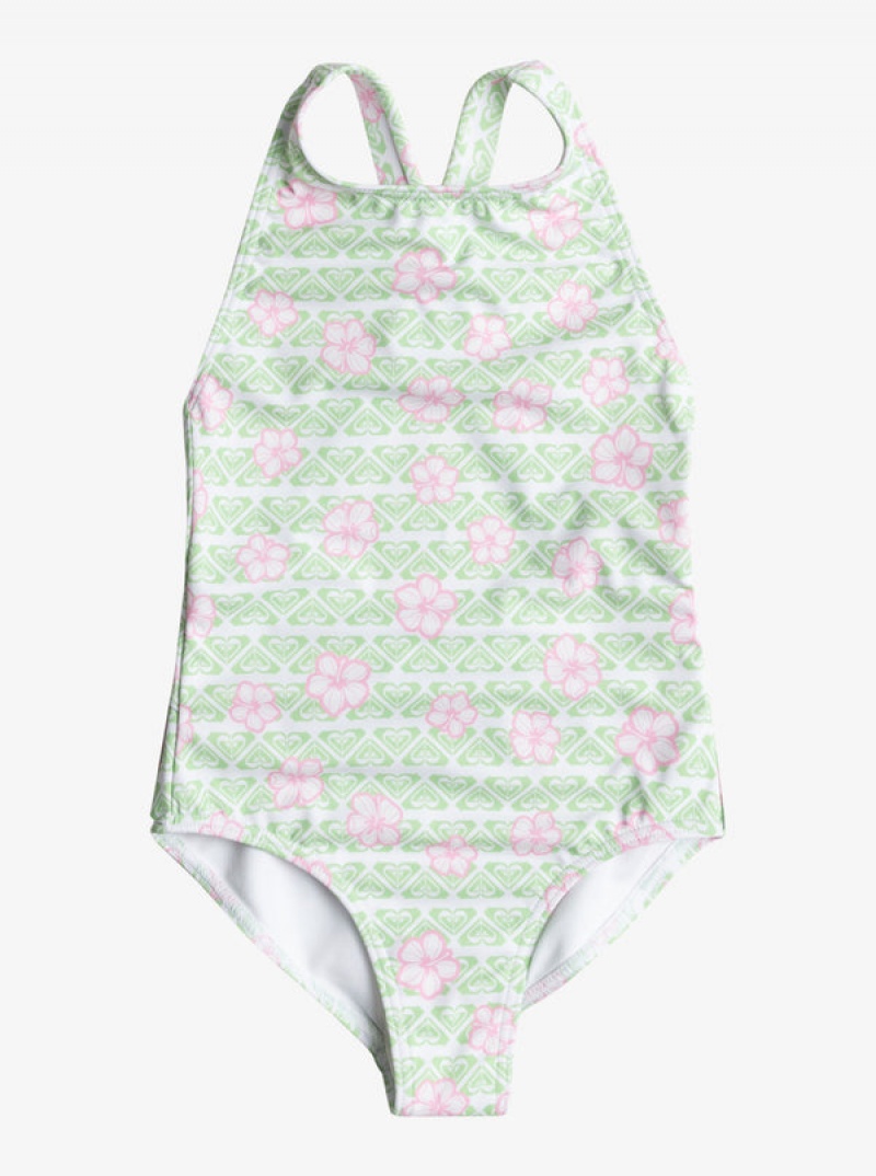 Dívčí Plavky Roxy Hibiline One-Piece | AUGJ-93482