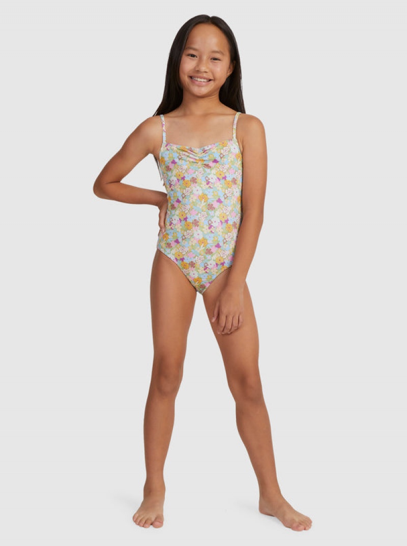 Dívčí Plavky Roxy Nostalgic Seaside One-Piece | UMCA-89427