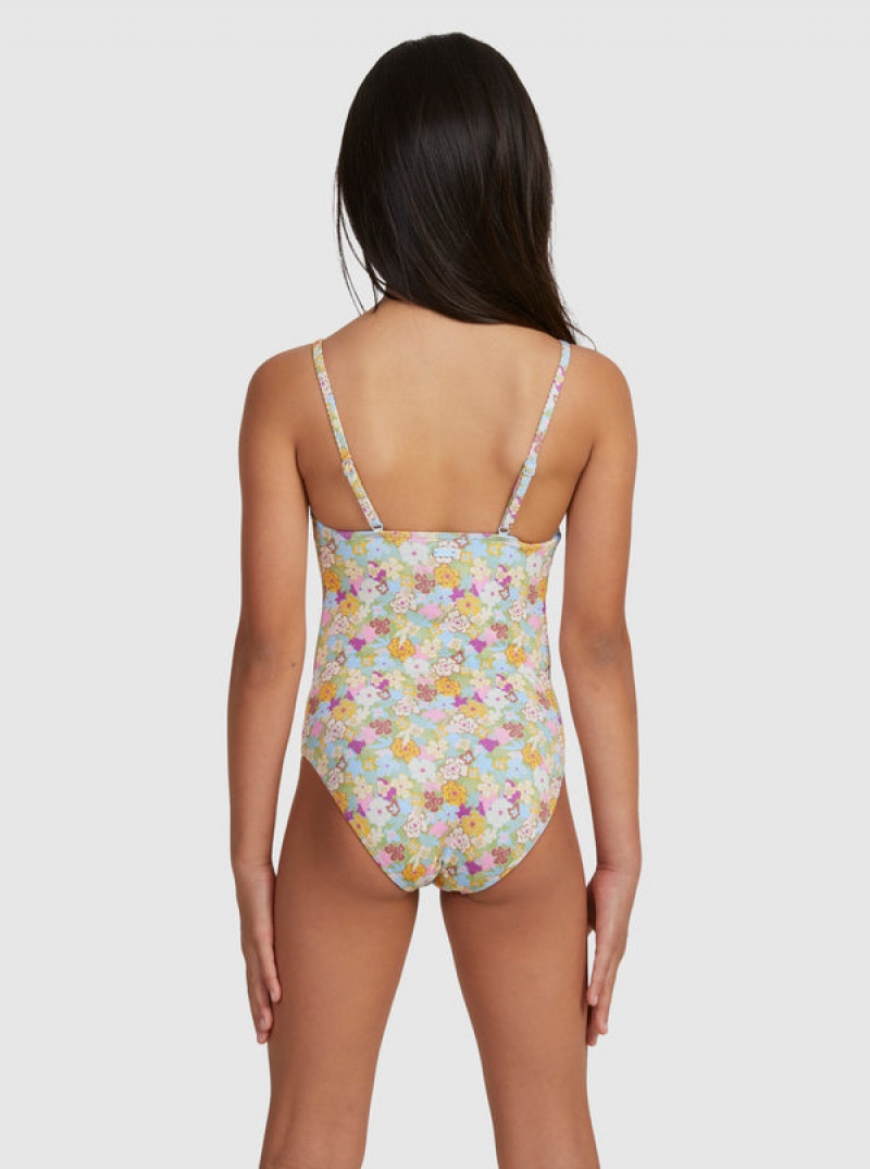 Dívčí Plavky Roxy Nostalgic Seaside One-Piece | UMCA-89427