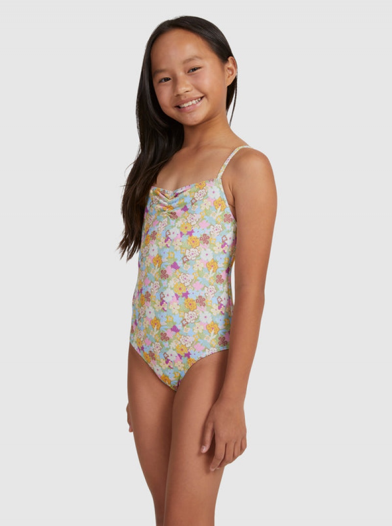 Dívčí Plavky Roxy Nostalgic Seaside One-Piece | UMCA-89427