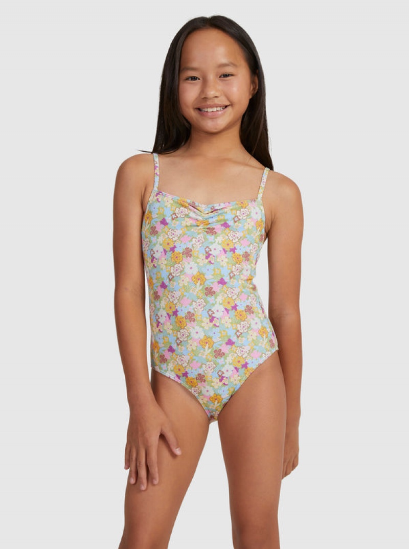 Dívčí Plavky Roxy Nostalgic Seaside One-Piece | UMCA-89427