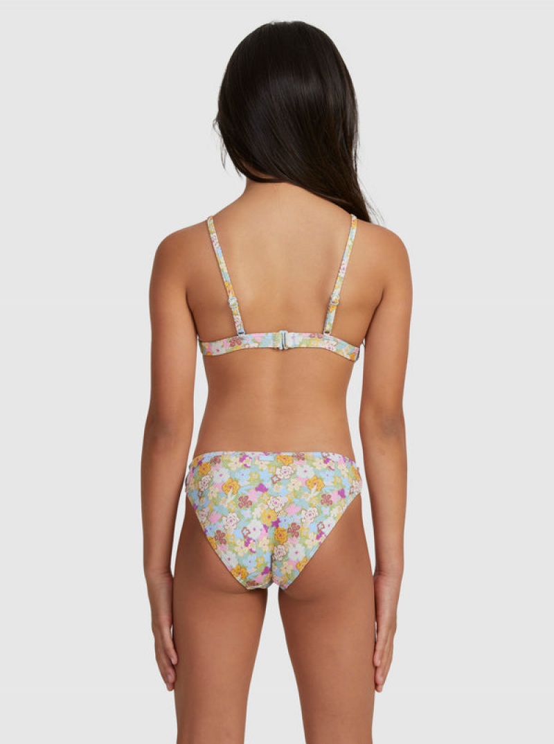 Dívčí Plavky Roxy Nostalgic Seaside Two Piece Triangle Set | WGJP-30256