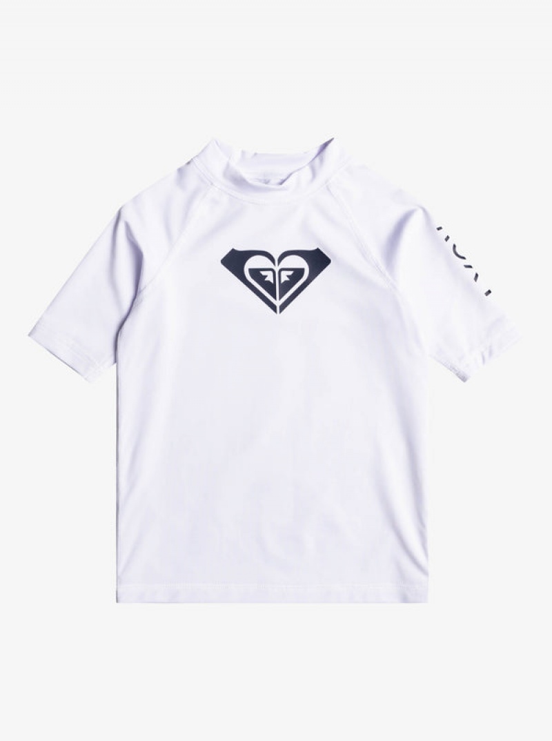 Dívčí Plavky Roxy Whole Hearted UPF 50 Krátké Sleeve Rashguard | BXZH-80479