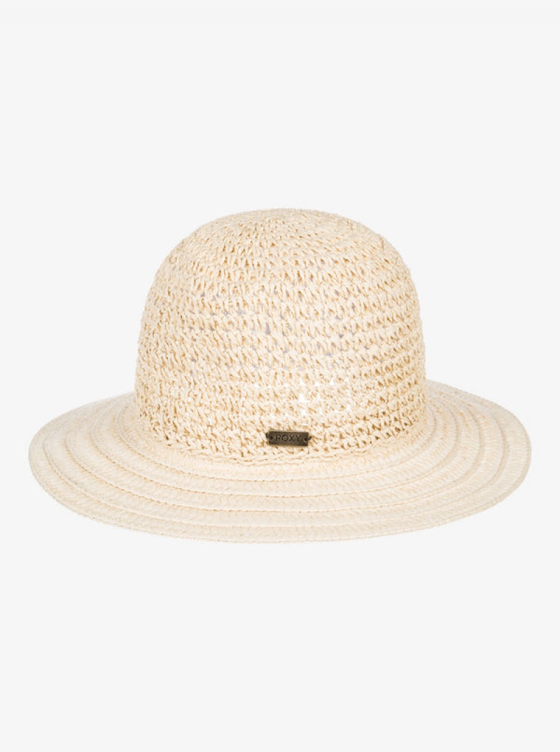 Klobouky Roxy Aloof Beauty Straw Sun | FRSC-41793