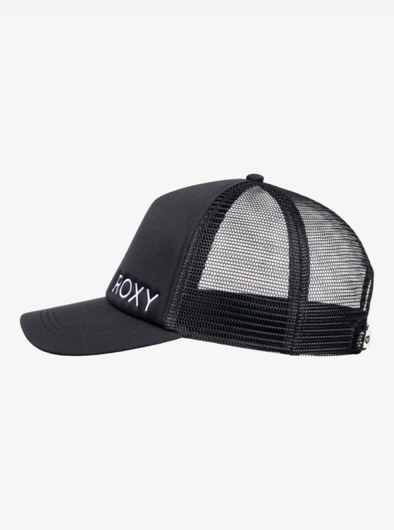 Klobouky Roxy Finishline 2 Black Trucker | WTXN-14578