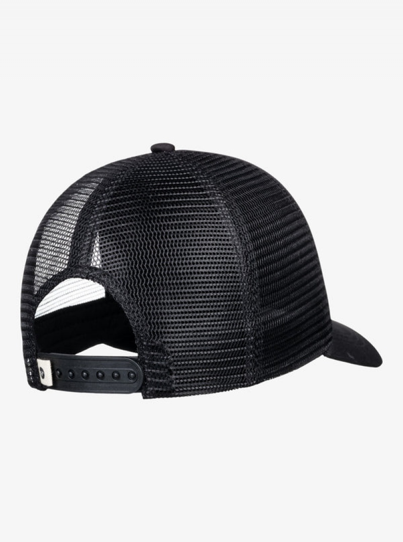 Klobouky Roxy Finishline 2 Black Trucker | WTXN-14578