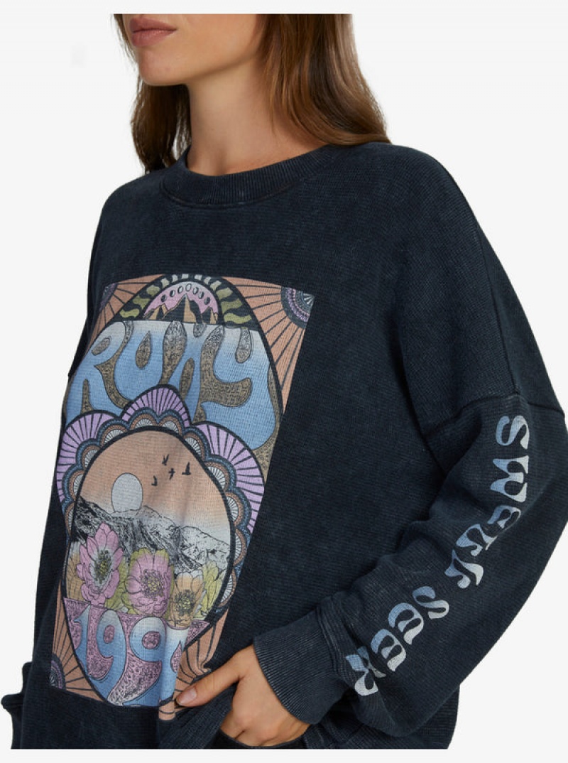 Loungewear Roxy East Side Long-Sleeve Crew Neck | FHYC-52618