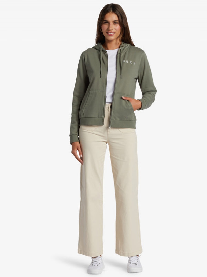 Loungewear Roxy Evening Hike Zip Zip-Up | LDFO-41635