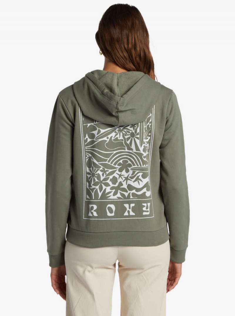 Loungewear Roxy Evening Hike Zip Zip-Up | LDFO-41635