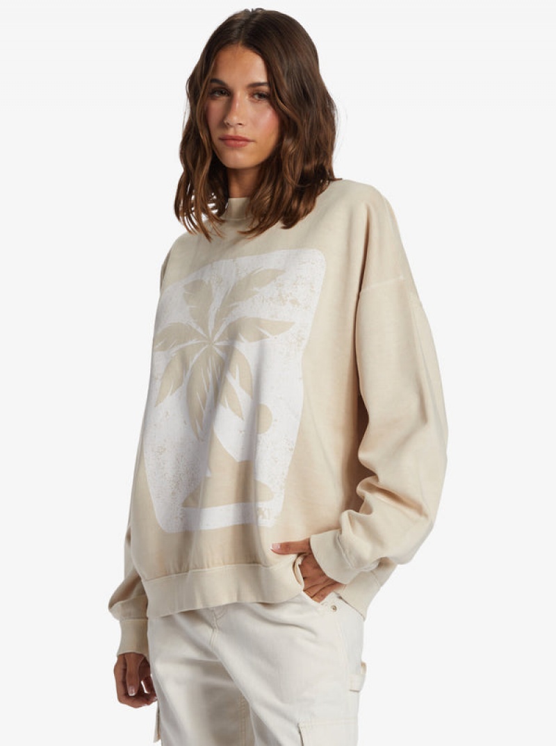 Loungewear Roxy Lineup Oversized Crew Neck | TXIF-34958