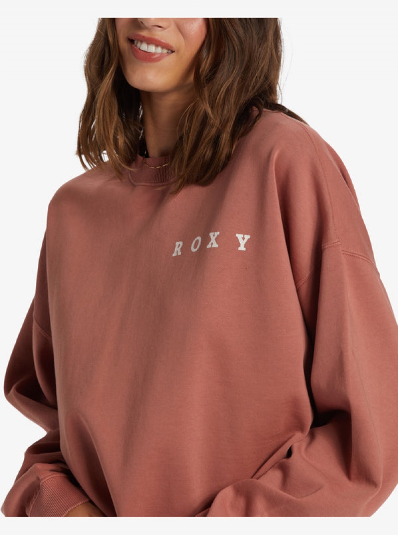 Loungewear Roxy Lineup Oversized Crew Neck | YATJ-56732