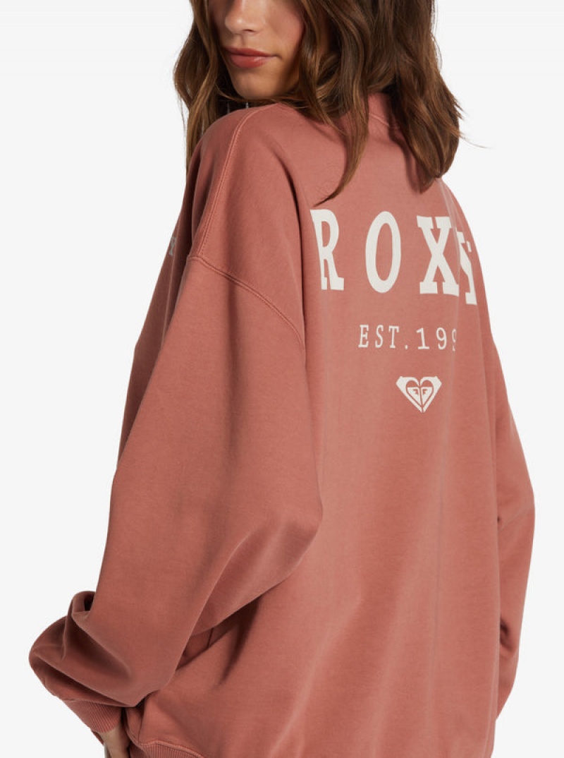 Loungewear Roxy Lineup Oversized Crew Neck | YATJ-56732