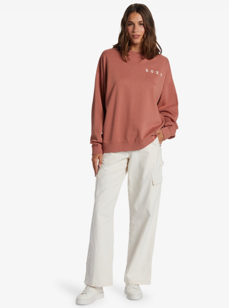 Loungewear Roxy Lineup Oversized Crew Neck | YATJ-56732