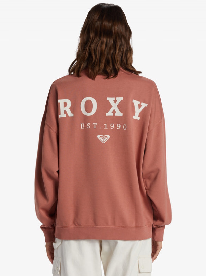 Loungewear Roxy Lineup Oversized Crew Neck | YATJ-56732