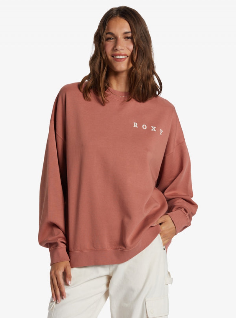 Loungewear Roxy Lineup Oversized Crew Neck | YATJ-56732