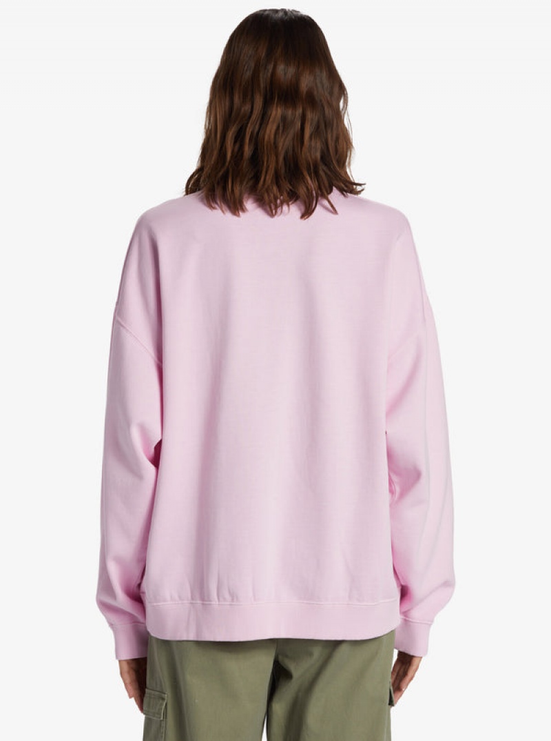 Loungewear Roxy Lineup Oversized Crew Neck | XZUC-84726