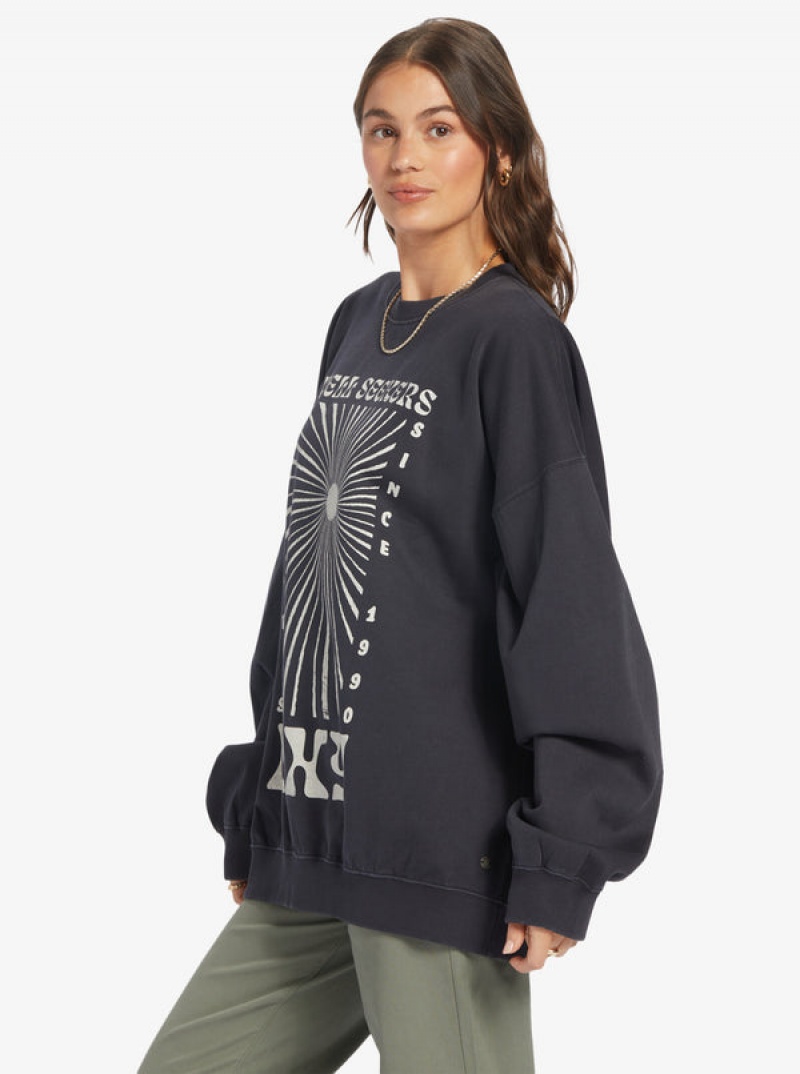 Loungewear Roxy Lineup Oversized Crew Neck | XEUM-08935