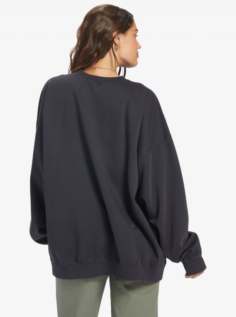 Loungewear Roxy Lineup Oversized Crew Neck | XEUM-08935