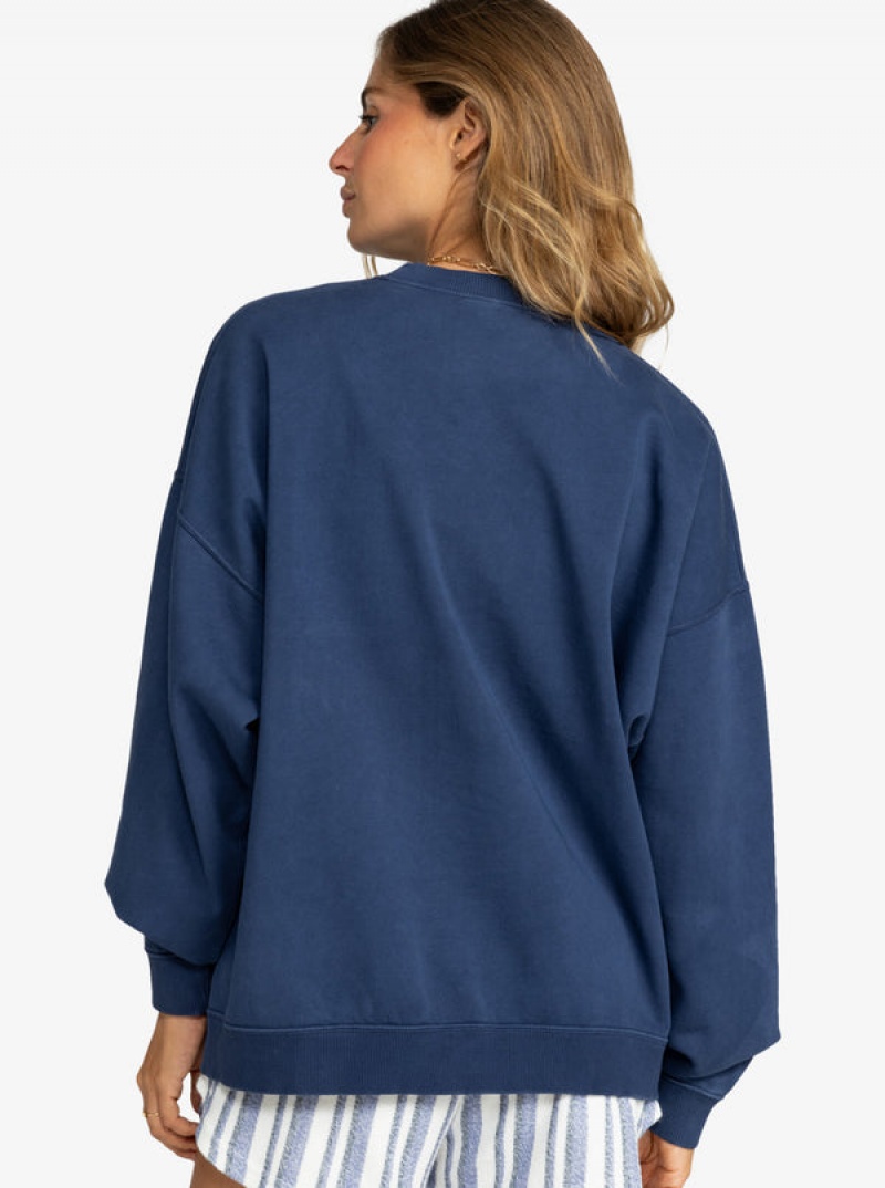 Loungewear Roxy Lineup Oversized Crew Neck | KOHY-10374