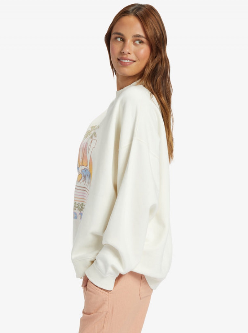 Loungewear Roxy Lineup Oversized Crew Neck | PDBM-03689