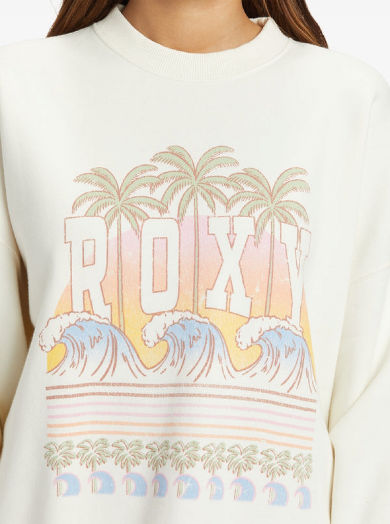 Loungewear Roxy Lineup Oversized Crew Neck | PDBM-03689