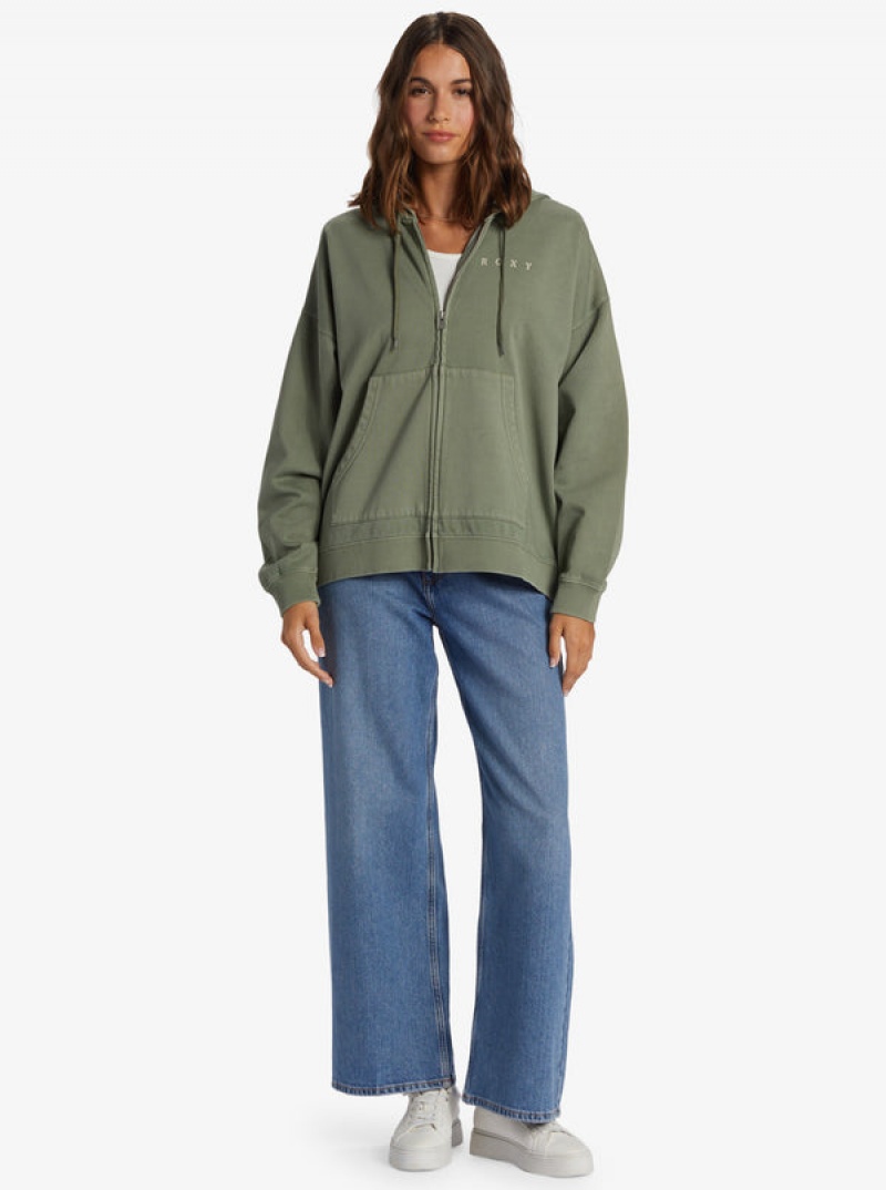 Loungewear Roxy Lineup Oversized Zip-Up | MXSW-57328