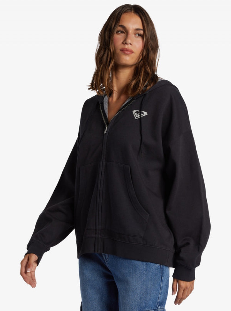 Loungewear Roxy Lineup Oversized Zip-Up | FZWY-67530