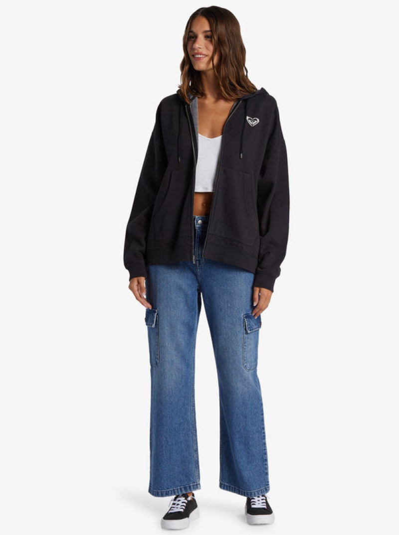 Loungewear Roxy Lineup Oversized Zip-Up | FZWY-67530