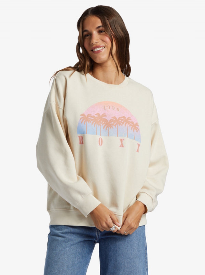 Loungewear Roxy Morning Hike Crew Neck | YLGF-96418