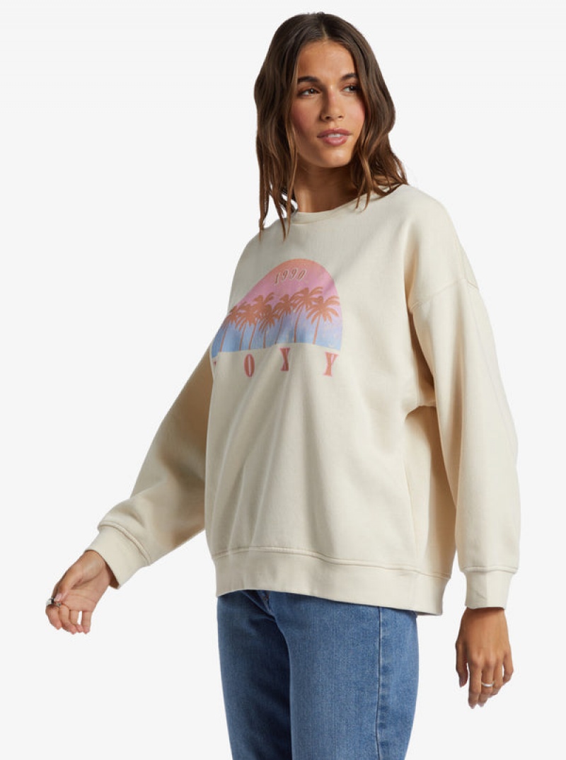 Loungewear Roxy Morning Hike Crew Neck | YLGF-96418