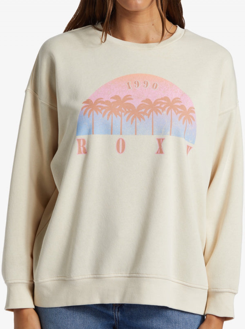 Loungewear Roxy Morning Hike Crew Neck | YLGF-96418